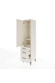 Hyperion Dolap 2 Raflı 3 Çekmeceli Tek Askılı 44x44x195 - S58M034V1B