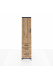 Hyperion Dolap 2 Raflı 3 Çekmeceli Tek Askılı 44x44x195 - S58M034V6B