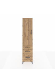 Hyperion Dolap 2 Raflı 3 Çekmeceli Tek Askılı 44x44x195 - S58M034V9B