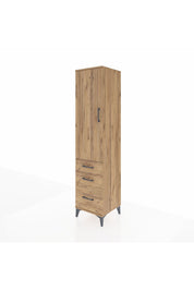 Hyperion Dolap 2 Raflı 3 Çekmeceli Tek Askılı 44x44x195 - S58M034V9B