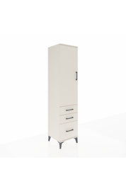 Hyperion Dolap 4 Raflı 3 Çekmeceli Tek Kapaklı 44x44x195 - S58M035V1B