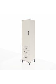 Hyperion Dolap 4 Raflı 3 Çekmeceli Tek Kapaklı 44x44x195 - S58M035V1B