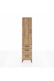 Hyperion Dolap 4 Raflı 3 Çekmeceli Tek Kapaklı 44x44x195 - S58M035V9B