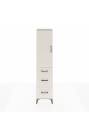 Hyperion Dolap Tek Raflı 3 Çekmeceli Tek Askılı 44x44x195 - S58M037V1B