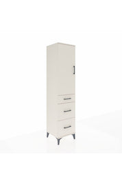 Hyperion Dolap Tek Raflı 3 Çekmeceli Tek Askılı 44x44x195 - S58M037V1B