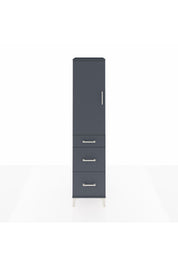 Hyperion Dolap Tek Raflı 3 Çekmeceli Tek Askılı 44x44x195 - S58M037V5B
