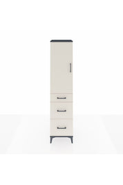 Hyperion Dolap 3 Raflı 3 Çekmeceli Tek Kapaklı 44x44x195 - S58M038V4B