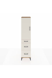 Hyperion Dolap 3 Raflı 3 Çekmeceli Tek Kapaklı 44x44x195 - S58M038V7B