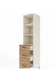 Hyperion Dolap 3 Raflı 3 Çekmeceli 44x44x195 - S58M039V3B