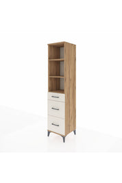Hyperion Dolap 3 Raflı 3 Çekmeceli 44x44x195 - S58M039V7B