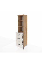 Hyperion Dolap 3 Raflı 3 Çekmeceli 44x44x195 - S58M039V7B