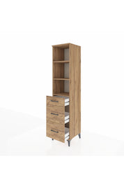 Hyperion Dolap 3 Raflı 3 Çekmeceli 44x44x195 - S58M039V9B