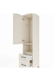 Hyperion Dolap 2 Raflı 2 Çekmeceli Tek Askılı 44x44x195 - S58M040V1B
