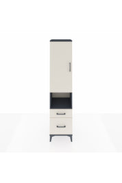 Hyperion Dolap 2 Raflı 2 Çekmeceli Tek Askılı 44x44x195 - S58M040V4B