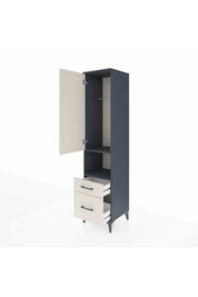 Hyperion Dolap 2 Raflı 2 Çekmeceli Tek Askılı 44x44x195 - S58M040V4B