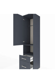 Hyperion Dolap 2 Raflı 2 Çekmeceli Tek Askılı 44x44x195 - S58M040V5B