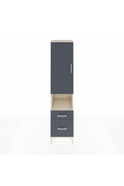 Hyperion Dolap 4 Raflı 2 Çekmeceli Tek Kapaklı 44x44x195 - S58M041V2B