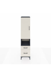 Hyperion Dolap 4 Raflı 2 Çekmeceli Tek Kapaklı 44x44x195 - S58M041V4B