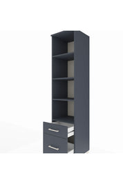 Hyperion Dolap 4 Raflı 2 Çekmeceli 44x44x195 - S58M042V5B