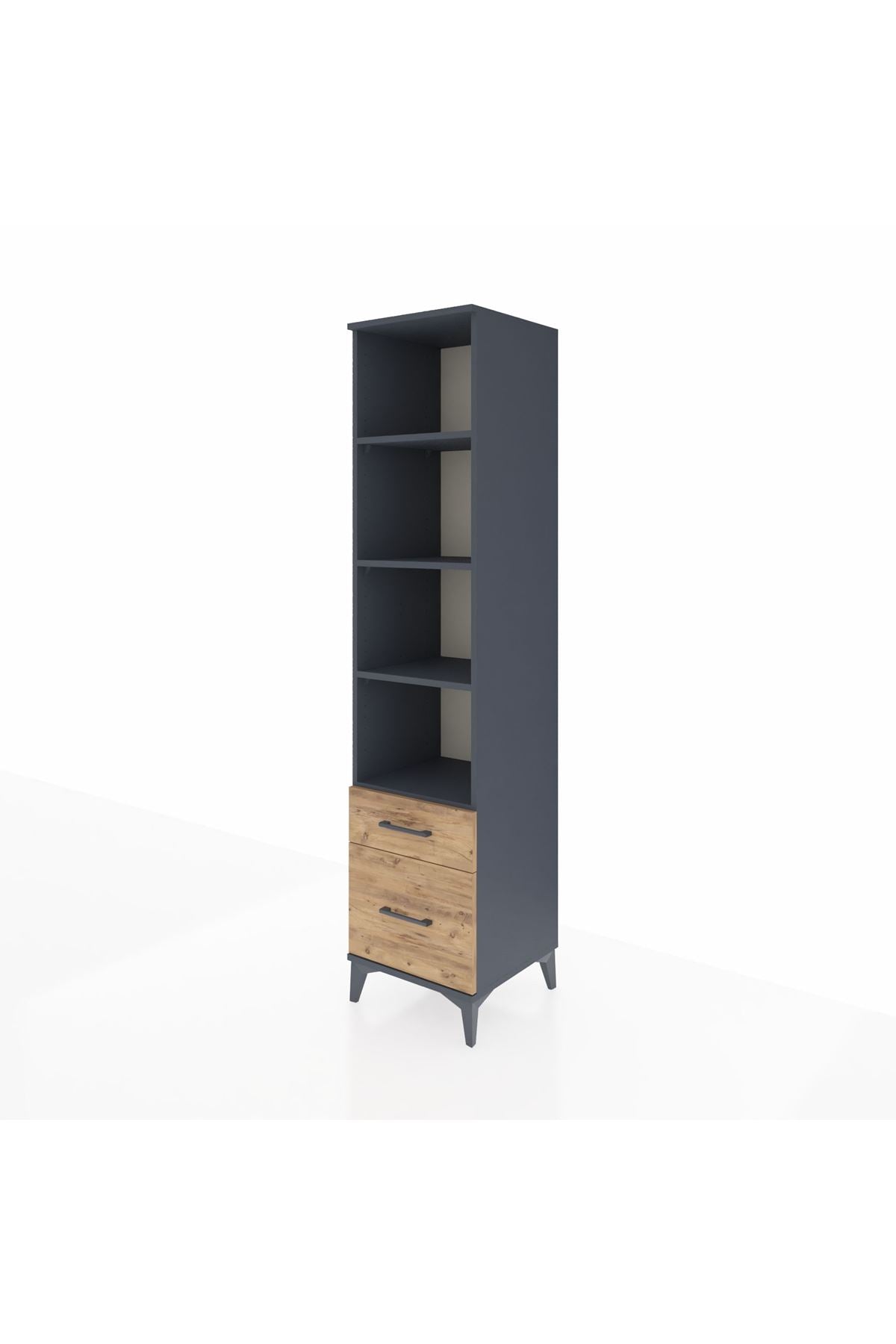 Hyperion Dolap 4 Raflı 2 Çekmeceli 44x44x195 - S58M042V6B
