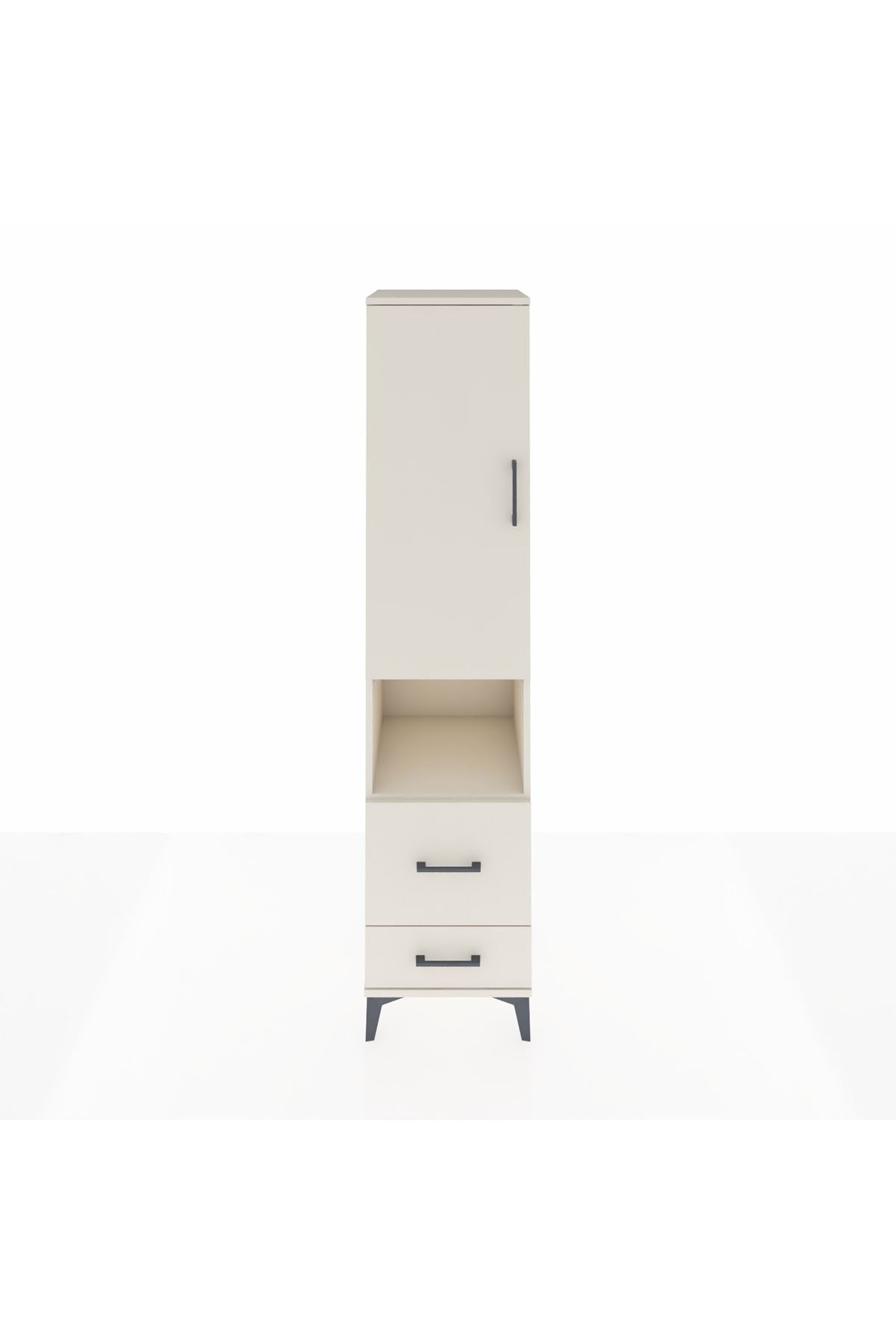 Hyperion Dolap 2 Raflı 2 Çekmeceli Tek Askılı 44x44x195 - S58M043V1B