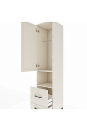 Hyperion Dolap 2 Raflı 2 Çekmeceli Tek Askılı 44x44x195 - S58M043V1B