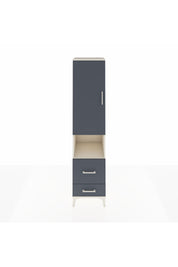 Hyperion Dolap 2 Raflı 2 Çekmeceli Tek Askılı 44x44x195 - S58M043V2B