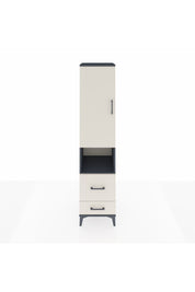 Hyperion Dolap 2 Raflı 2 Çekmeceli Tek Askılı 44x44x195 - S58M043V4B