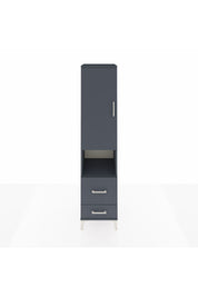 Hyperion Dolap 2 Raflı 2 Çekmeceli Tek Askılı 44x44x195 - S58M043V5B
