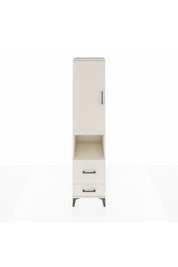 Hyperion Dolap 4 Raflı 2 Çekmeceli Tek Kapaklı 44x44x195 - S58M044V1B