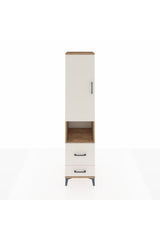 Hyperion Dolap 4 Raflı 2 Çekmeceli Tek Kapaklı 44x44x195