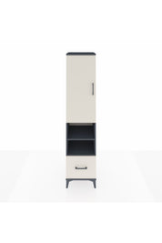 Hyperion Dolap 3 Raflı Tek Çekmeceli Tek Askılı 44x44x195 - S58M045V4B