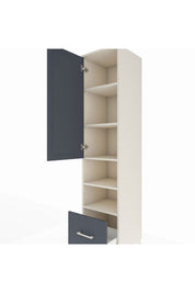 Hyperion Dolap 5 Raflı Tek Çekmeceli Tek Kapaklı 44x44x195 - S58M046V2B