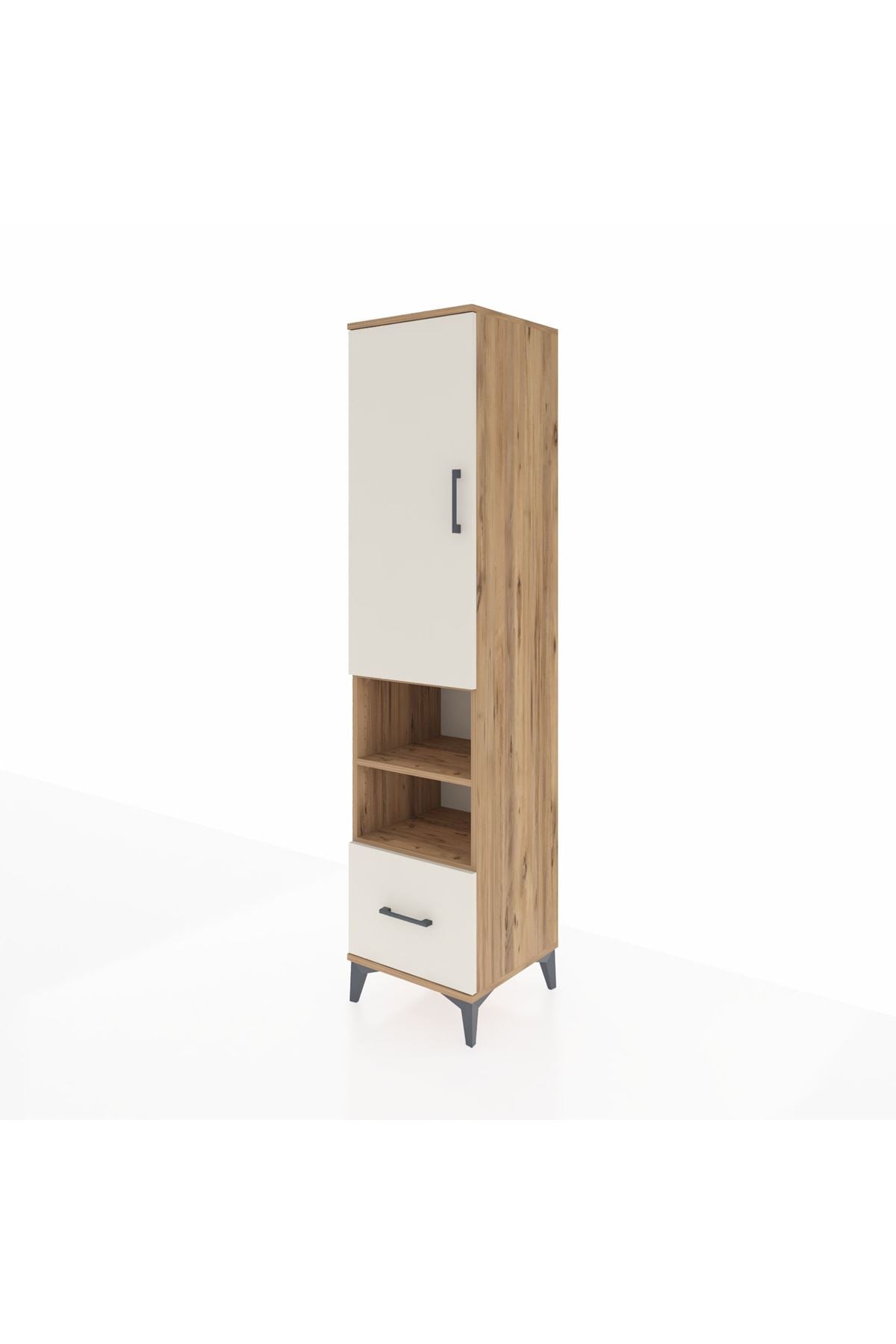 Hyperion Dolap 5 Raflı Tek Çekmeceli Tek Kapaklı 44x44x195 - S58M046V7B