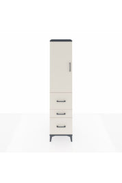 Hyperion Dolap Tek Raflı 3 Çekmeceli Tek Askılı 44x44x195 - S58M047V4B