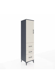 Hyperion Dolap 3 Raflı 3 Çekmeceli Tek Kapaklı 44x44x195 - S58M048V4B