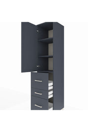 Hyperion Dolap 3 Raflı 3 Çekmeceli Tek Kapaklı 44x44x195 - S58M048V5B