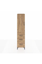 Hyperion Dolap 3 Raflı 3 Çekmeceli Tek Kapaklı 44x44x195 - S58M048V9B