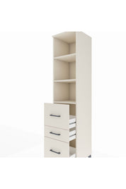Hyperion Dolap 3 Raflı 3 Çekmeceli 44x44x195 - S58M049V1B