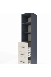 Hyperion Dolap 3 Raflı 3 Çekmeceli 44x44x195 - S58M049V4B
