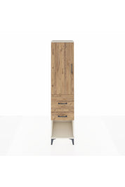Hyperion Dolap Tek Raflı 2 Çekmeceli Tek Askılı 44x44x195 - S58M050V3B