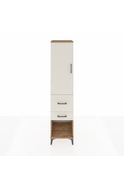 Hyperion Dolap Tek Raflı 2 Çekmeceli Tek Askılı 44x44x195 - S58M050V7B