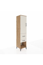 Hyperion Dolap Tek Raflı 2 Çekmeceli Tek Askılı 44x44x195 - S58M050V7B
