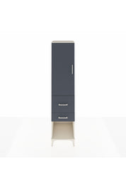 Hyperion Dolap 3 Raflı 2 Çekmeceli Tek Kapaklı 44x44x195 - S58M051V2B