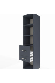 Hyperion Dolap 3 Raflı 2 Çekmeceli 44x44x195 - S58M052V5B