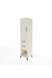 Hyperion Dolap Tek Raflı 2 Çekmeceli Tek Askılı 44x44x195 - S58M053V1B