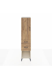 Hyperion Dolap Tek Raflı 2 Çekmeceli Tek Askılı 44x44x195 - S58M053V3B