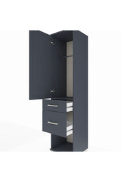 Hyperion Dolap Tek Raflı 2 Çekmeceli Tek Askılı 44x44x195 - S58M053V5B