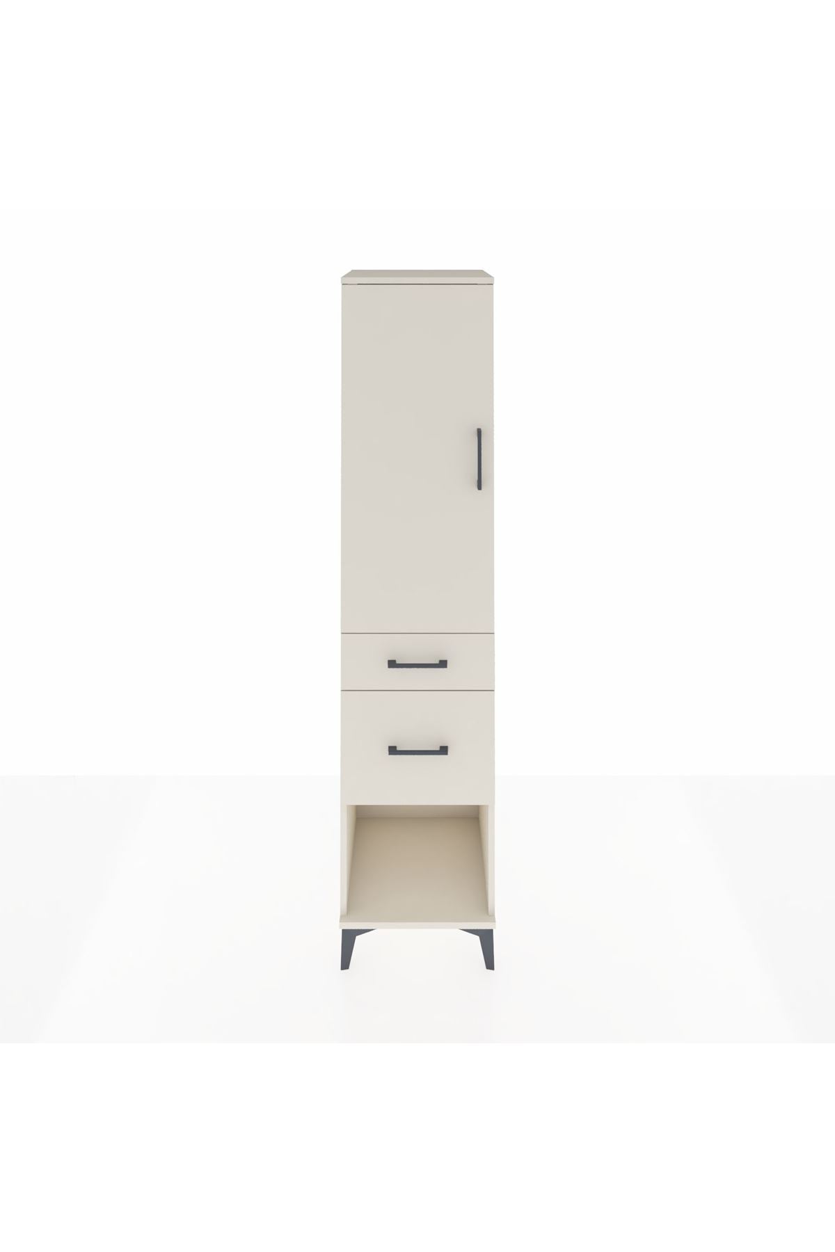 Hyperion Dolap 3 Raflı 2 Çekmeceli Tek Kapaklı 44x44x195 - S58M054V1B