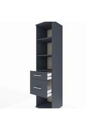 Hyperion Dolap 3 Raflı 2 Çekmeceli 44x44x195 - S58M055V5B
